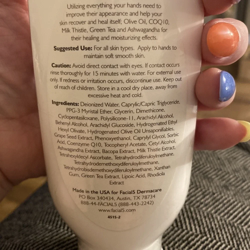 Winter Rescue Hand Cream F5 Dermacare 4 oz‎